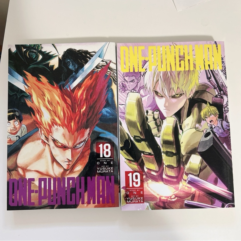One Punch Man Volumes 18 and 19 Manga
